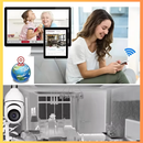 Câmera de Segurança Wi-Fi 360° Full HD Tipo Lâmpada – Visão Noturna Colorida, Áudio Bidirecional e Monitoramento pelo Celular