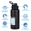 Garrafa Térmica Isolada a Vácuo (800ML) – Branca