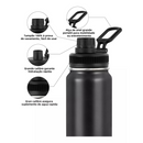 Garrafa Térmica Isolada a Vácuo (800ML) – Branca