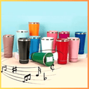 Copo Térmico Inox com Tampa, Abridor e Isolamento a Vácuo – 473ml