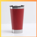 Copo Térmico Inox com Tampa, Abridor e Isolamento a Vácuo – 473ml