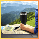 Copo Térmico Inox com Tampa, Abridor e Isolamento a Vácuo – 473ml