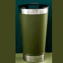 Copo Térmico Inox com Tampa, Abridor e Isolamento a Vácuo – 473ml