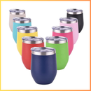 Cuia Térmica Inox 350ml com Tampa Vedada – Parede Dupla, Conserva Bebidas Geladas ou Quentes