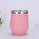 Cuia Térmica Inox 350ml com Tampa Vedada – Parede Dupla, Conserva Bebidas Geladas ou Quentes