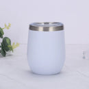 Cuia Térmica Inox 350ml com Tampa Vedada – Parede Dupla, Conserva Bebidas Geladas ou Quentes