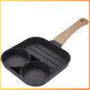 Frigideira Antiaderente Dividida – Prepare Múltiplas Refeições de Uma Só Vez