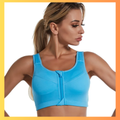 Sutiã Esportivo com Zíper Frontal – Conforto, Suporte e Estilo para Seu Treino